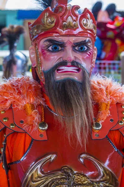 Boac, Filipinler - 30 Mart: Katılımcı Boac Marinduque adası Filipinler Moriones Festivali. Anualy kutsal hafta düzenlenen Moriones Festivali 