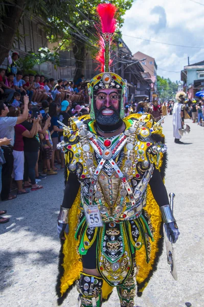 Boac, Filipinler - 30 Mart: Katılımcı Boac Marinduque adası Filipinler Moriones Festivali. Anualy kutsal hafta düzenlenen Moriones Festivali 