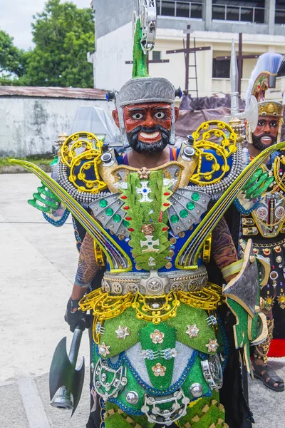 Boac, Filipinler - 30 Mart: Katılımcı Boac Marinduque adası Filipinler Moriones Festivali. Anualy kutsal hafta düzenlenen Moriones Festivali 