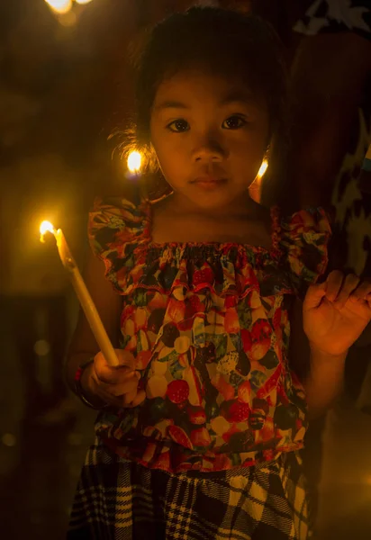 Gasan Philippines Mars Participant Une Procession Vendredi Saint Gasan Île — Photo