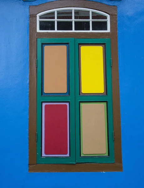 Singapore Feb Colorful Details Building Little India Singapore February 2018 — Stock Photo, Image