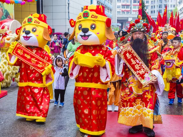 Hong Kong Marzo Participantes 14ª Feria Del Templo Tai Kok — Foto de Stock