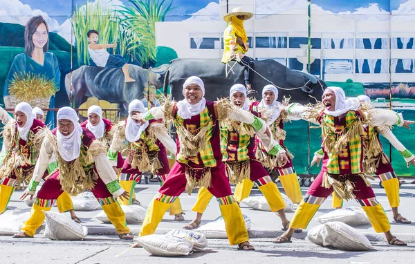 Iloilo Philippines Jan Participants Festival Dinagyang Iloilo Philippines Janvier 2018 — Photo