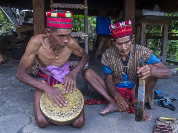 Banaue, Filipinler - Mayıs 02: Banaue 02 Mayıs 2018 Filipinler azınlıkta Ifugao insanlardan. Kuzey Filipinler dağların çoğunlukla canlı Ifugao azınlık