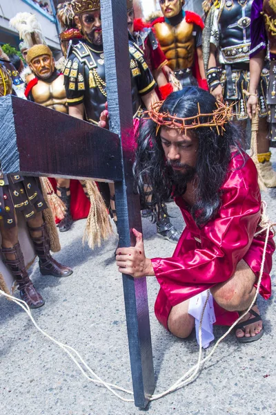 Boac フィリピン フィリピンの島 Boac マリの Moriones 祭りに参加 聖週間の Moriones Anualy — ストック写真