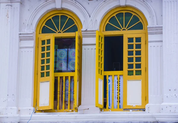 Singapore Feb Farbenfrohe Details Eines Gebäudes Kleinen Indien Singapore Februar — Stockfoto