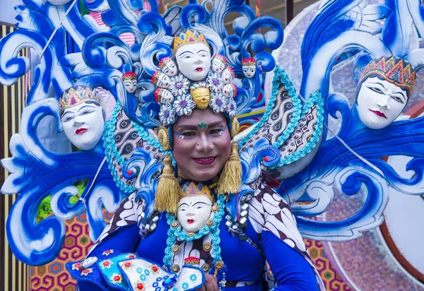 Singapore Februari Deelnemer Chingay Parade Singapore Februari 2018 Chingay Een — Stockfoto