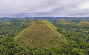 Bohol içinde çikolata hills Filipinler ada