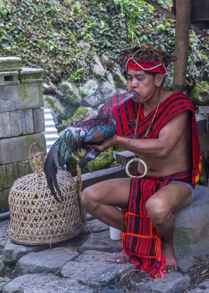 Banaue Philippines Mai Portrait Homme Minorité Ifugao Banaue Philippines Mai — Photo