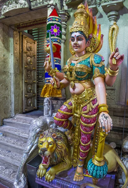 Singapore Februar 2018 Statue Sri Veeramakaliamman Tempel Klein Indien Singapore — Stockfoto