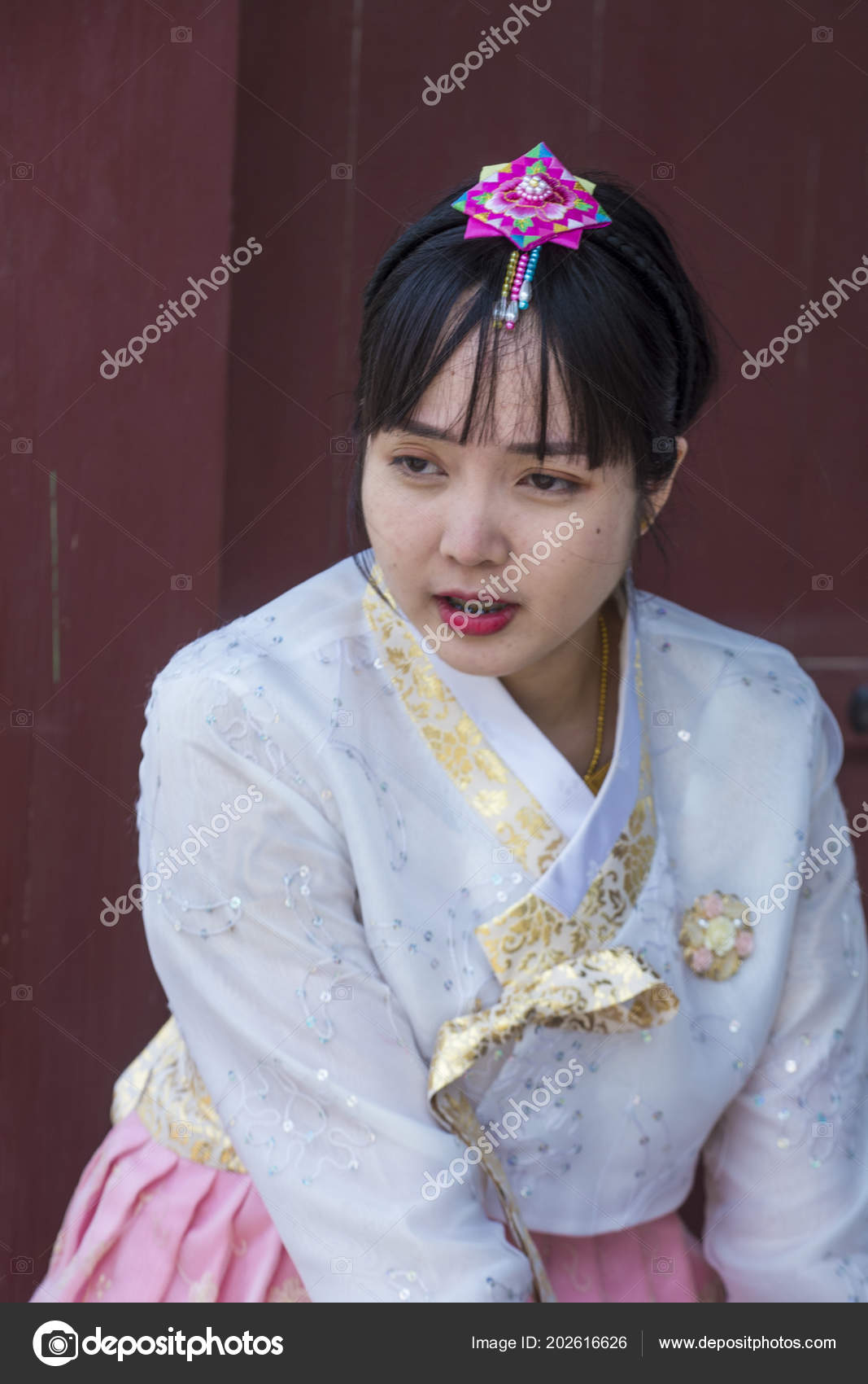 hanbok wearing