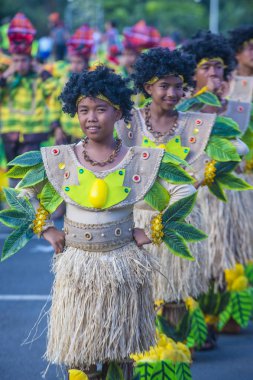 Banaue, Filipinler - Mayıs 02: Banaue 02 Mayıs 2018 Filipinler Ifugao azınlık bir adam portresi. Kuzey Filipinler dağların çoğunlukla canlı Ifugao azınlık