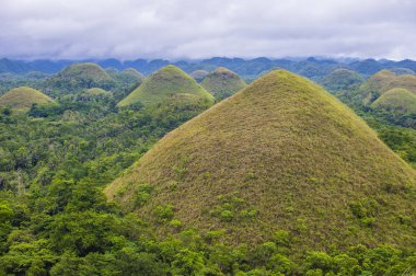 Bohol içinde çikolata hills Filipinler ada