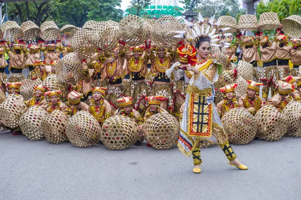 Cebu City Φιλιππίνες Ιαν Συμμετέχοντες Στο Φεστιβάλ Sinulog Στο Cebu — Φωτογραφία Αρχείου