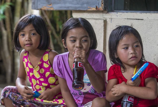 Banaue Filippijnen Mei Kinderen Van Ifugao Minderheid Banaue Filippijnen Mei — Stockfoto