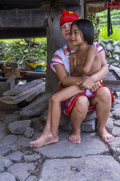 Banaue Filippinerna May Människor Från Ifugao Minoriteten Banaue Filippinerna Maj — Stockfoto