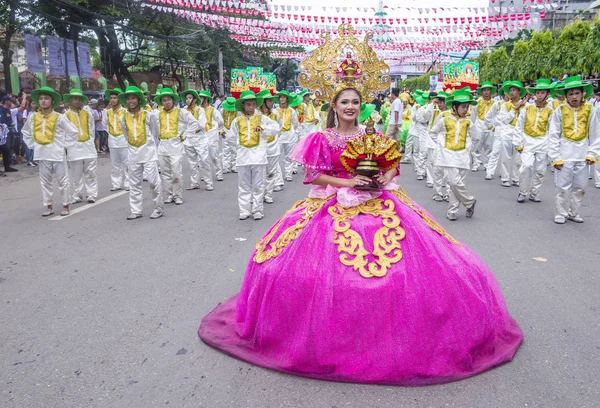 Cebu City Philippines Jan Participants Sinulog Festival Cebu City Philippines — стоковое фото