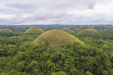Bohol içinde çikolata hills Filipinler ada