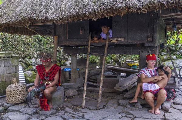 Banaue Filippinerna May Människor Från Ifugao Minoriteten Banaue Filippinerna Maj — Stockfoto