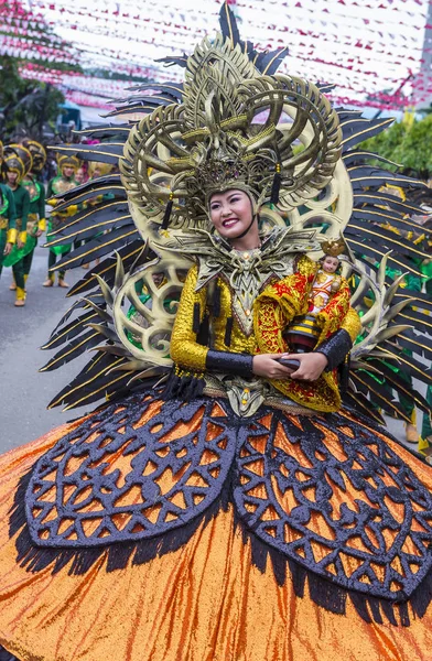 Cebu City Filippine Gennaio Partecipanti Festival Sinulog Nella Città Cebu — Foto Stock