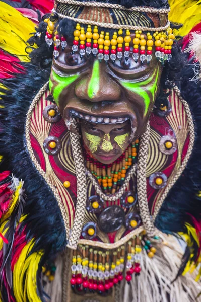 Iloilo Filipíny Jan Účastníci Festivalu Dinagyang Iloilo Filipíny Ledna 2018 — Stock fotografie