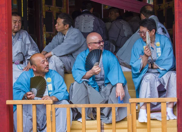 Tokyo Mai Participants Kanda Matsuri Tokyo Japon Mai 2018 Kanda — Photo