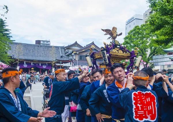 Tokio Mayo Participantes Kanda Matsuri Tokio Japón Mayo 2018 Kanda —  Fotos de Stock