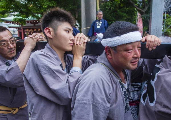 Tokio Května Účastníci Kanda Matsuri Tokiu Května 2018 Kanda Matsuri — Stock fotografie