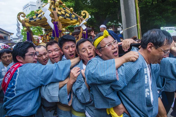 Tokyo Mai Teilnehmer Kanda Matsuri Tokyo Japan Mai 2018 Kanda — Stockfoto