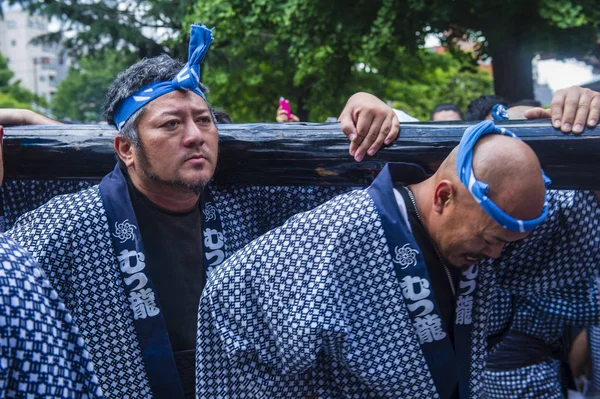Tokio Mayo Participantes Kanda Matsuri Tokio Japón Mayo 2018 Kanda —  Fotos de Stock