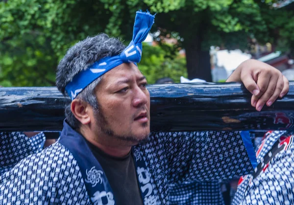 Tokyo Maggio Partecipanti Kanda Matsuri Tokyo Giappone Maggio 2018 Kanda — Foto Stock