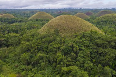 Bohol içinde çikolata hills Filipinler ada