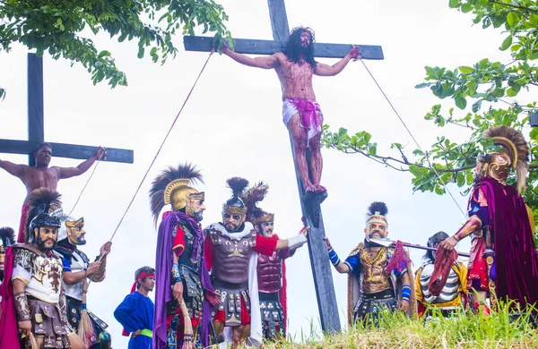 Boac フィリピン フィリピンの島 Boac マリの Moriones 祭りに参加 聖週間の Moriones Anualy — ストック写真