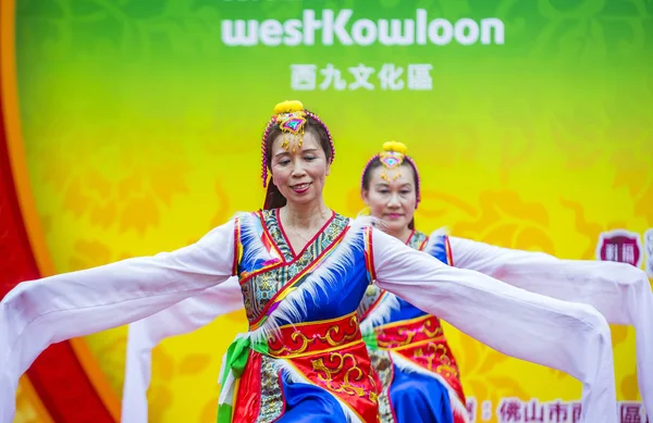 Hong Kong Maart Deelnemers Aan 14De Tai Kok Tsui Tempel — Stockfoto