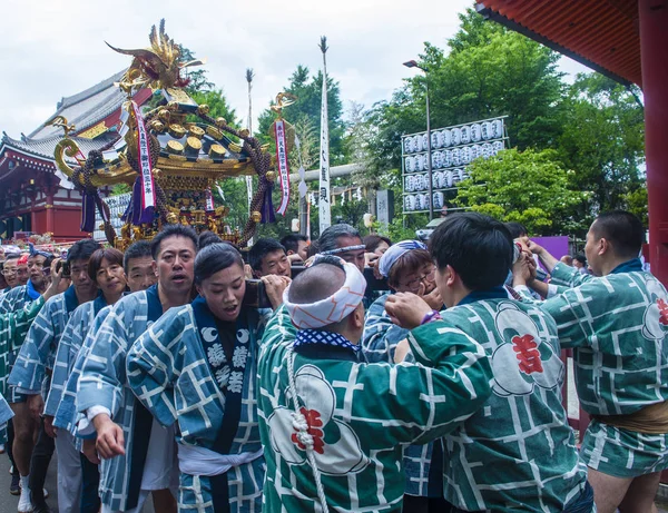 Tokyo Mayıs Tokyo Japonya Üzerinde Mayıs 2018 Kanda Matsuri Katılımcılar — Stok fotoğraf