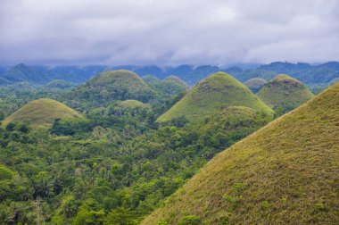 Bohol içinde çikolata hills Filipinler ada