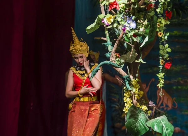 Luang Prabang Laos Août Danseur Laotien Produit Royal Ballet Theatre — Photo