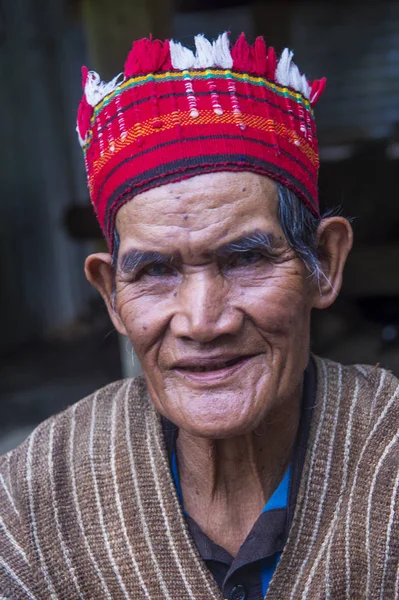 Banaue Filippine Maggio Ritratto Uomo Della Minoranza Ifugao Banaue Filippine — Foto Stock