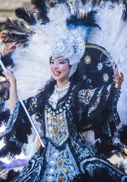 Tokio Ago Participante Carnaval Samba Asakusa Tokio Japón Agosto 2018 — Foto de Stock