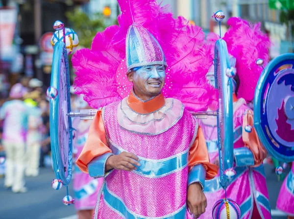 Tokyo Augusztus Résztvevői Asakusa Samba Karnevál Augusztus 2018 Ban Tokiói — Stock Fotó