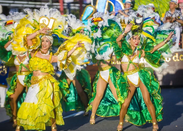 Tokyo Aug Teilnehmer Asakusa Samba Karneval Tokyo Japan August 2018 — Stockfoto