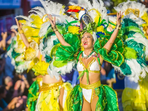 Tokyo Août Participants Carnaval Samba Asakusa Tokyo Japon Août 2018 — Photo