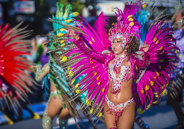 Tokyo Agosto Partecipante Carnevale Asakusa Samba Tokyo Agosto 2018 Carnevale — Foto Stock