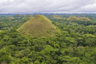 Bohol içinde çikolata hills Filipinler ada