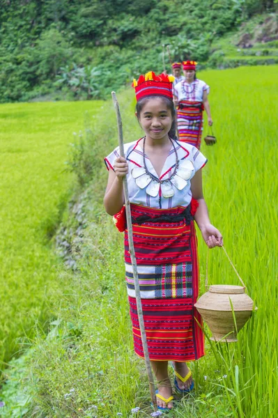 Banaue Philippinen Mai Frauen Der Ifugao Minderheit Der Nähe Einer — Stockfoto