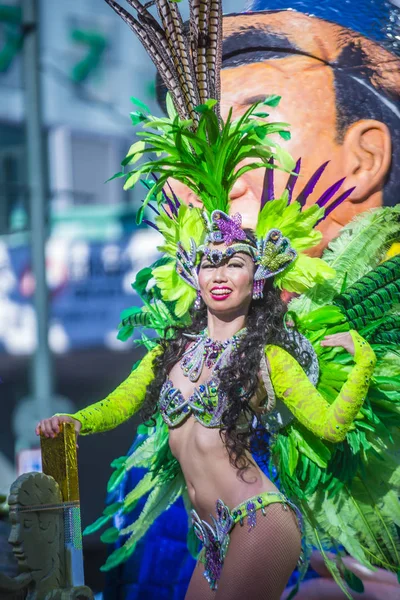 Tokyo Aug Teilnehmer Asakusa Samba Karneval Tokyo Japan August 2018 — Stockfoto