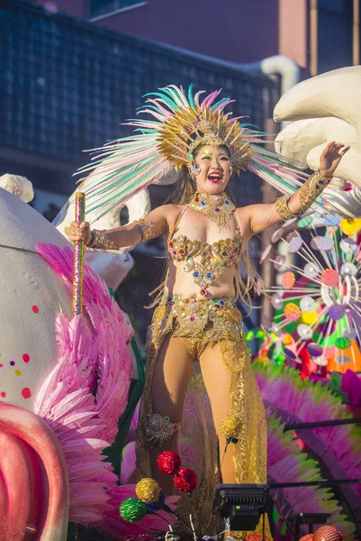 Tokyo Aug Participant Asakusa Samba Carnival Tokyo Japan August 2018 — Stock Photo, Image