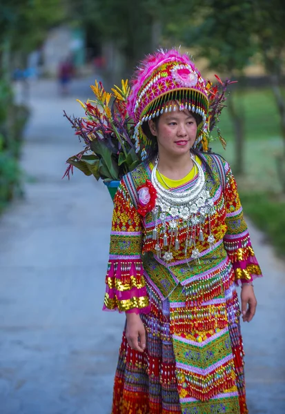 Dong Van Vietnam Ekim Hmong Azınlık Üzerinde Eylül 2018 Vietnam — Stok fotoğraf