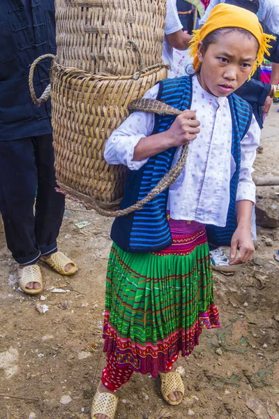 Dong Van Vietnam Settembre Mercato Del Fine Settimana Dong Van — Foto Stock