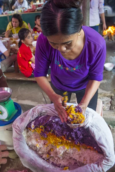 Dong Van Vietnam Szept Hétvégi Piac Van Vietnam Dong Szeptember — Stock Fotó